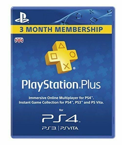 Playstation Plus - 90day Subscription **UK STORE ONLY** PSN - PS4 - Gaming