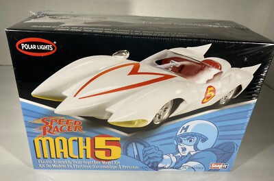 New! SPEED RACER MACH 5 model kit Snap It ~ Polar Lights 1:25 NEW SEALED POL981M