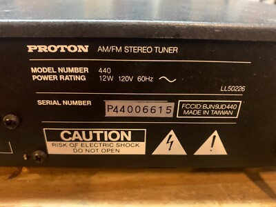 Proton 440 Stereo Tuner - Mag Market