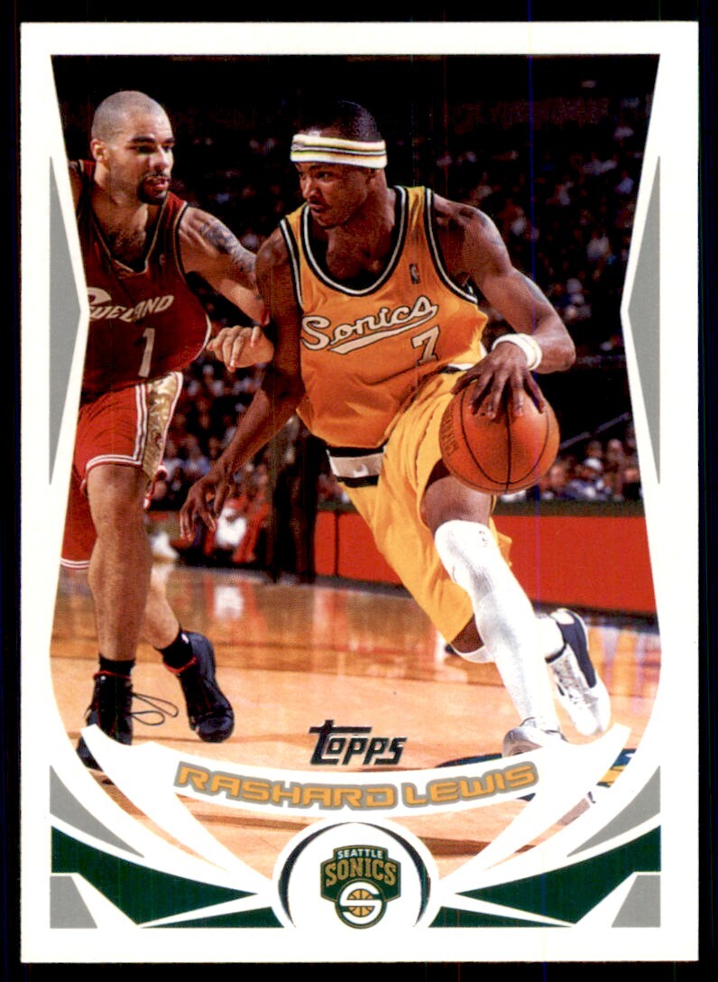 2004-05 Topps Rashard Lewis Seattle SuperSonics #141 NBA