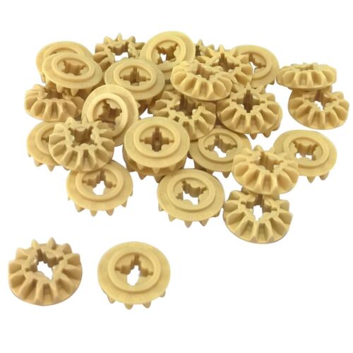 NEW LEGO | Parts - Technic Tan 12 Tooth Bevel Gear (6589) - Lot of x20 EA