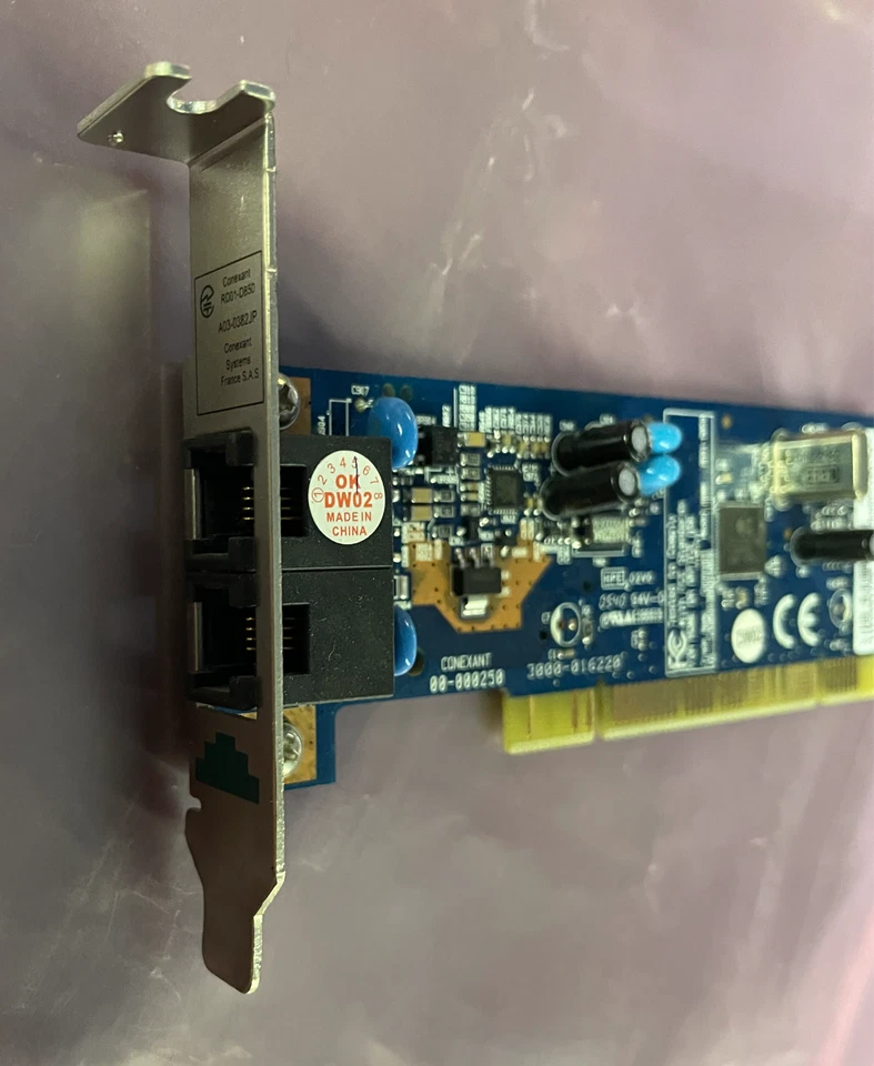 CONEXANT 3000-016220 PCI MODEM BOARD 00-000250 F4-4 - Image 4 of 4