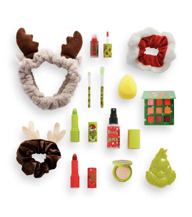 The Grinch X Revolution Beauty Advent Calendar 12 Day Box Gift Set | eBay the-grinch-x-revolution-beauty-advent-calendar-12-day-box-gift-set-ebay