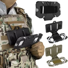 Tactical Plate Carrier Phone Mount Vest Phone Holder Universal Phone Chest Mount