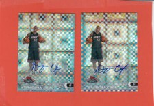 2007-08 Topps Stadium Club Rookie X-Fractors Autographs Daequan Cook 2 card lot