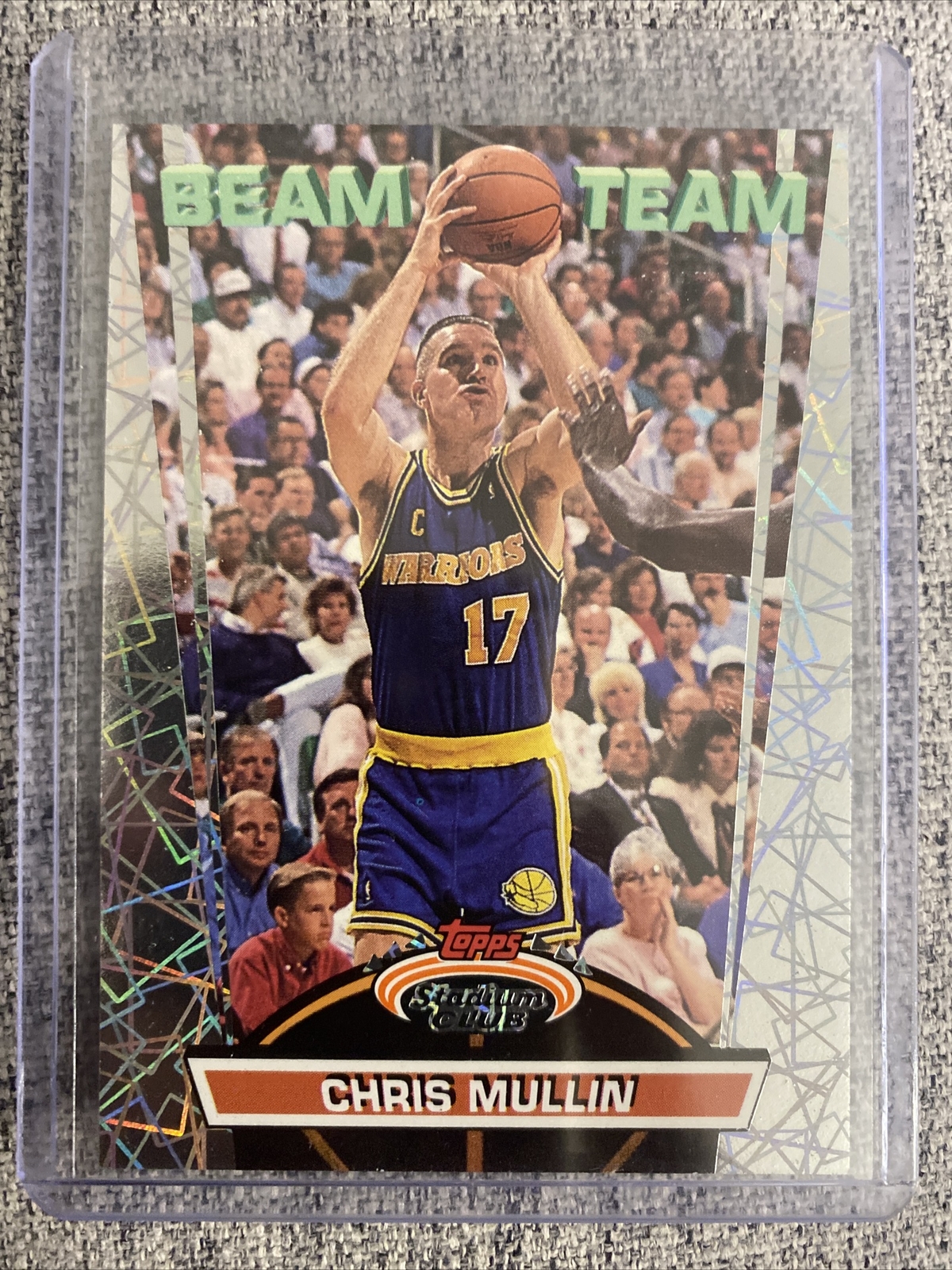 1992-93 Stadium Club Beam Team Members Only Chris Mullin #6 Warriors
