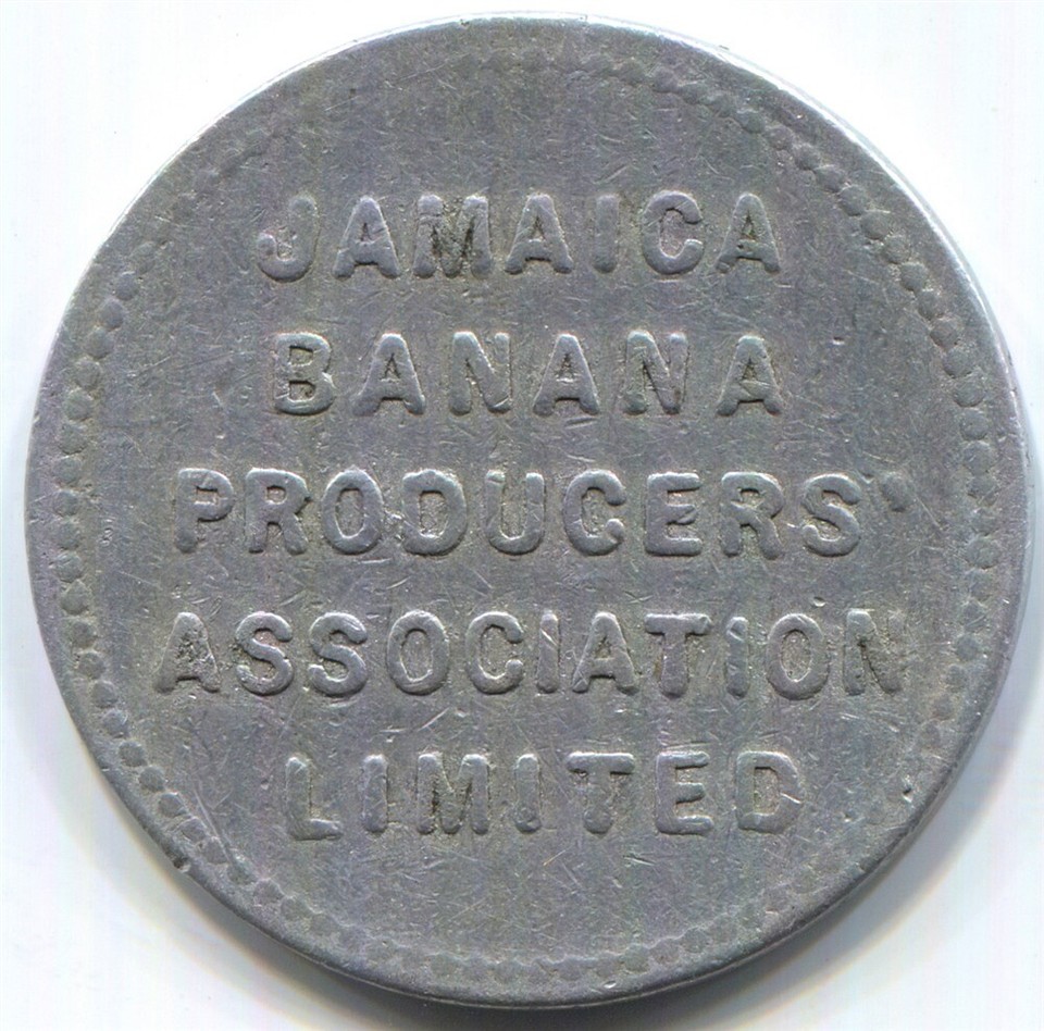 Jamaica 1937 Jamaica Banana Producers Association Token eBay
