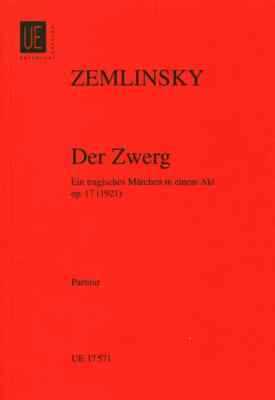 Der Zwerg op. 17 Study score Zemlinsky A Tragic Tale in 1 Act UE Wien 550