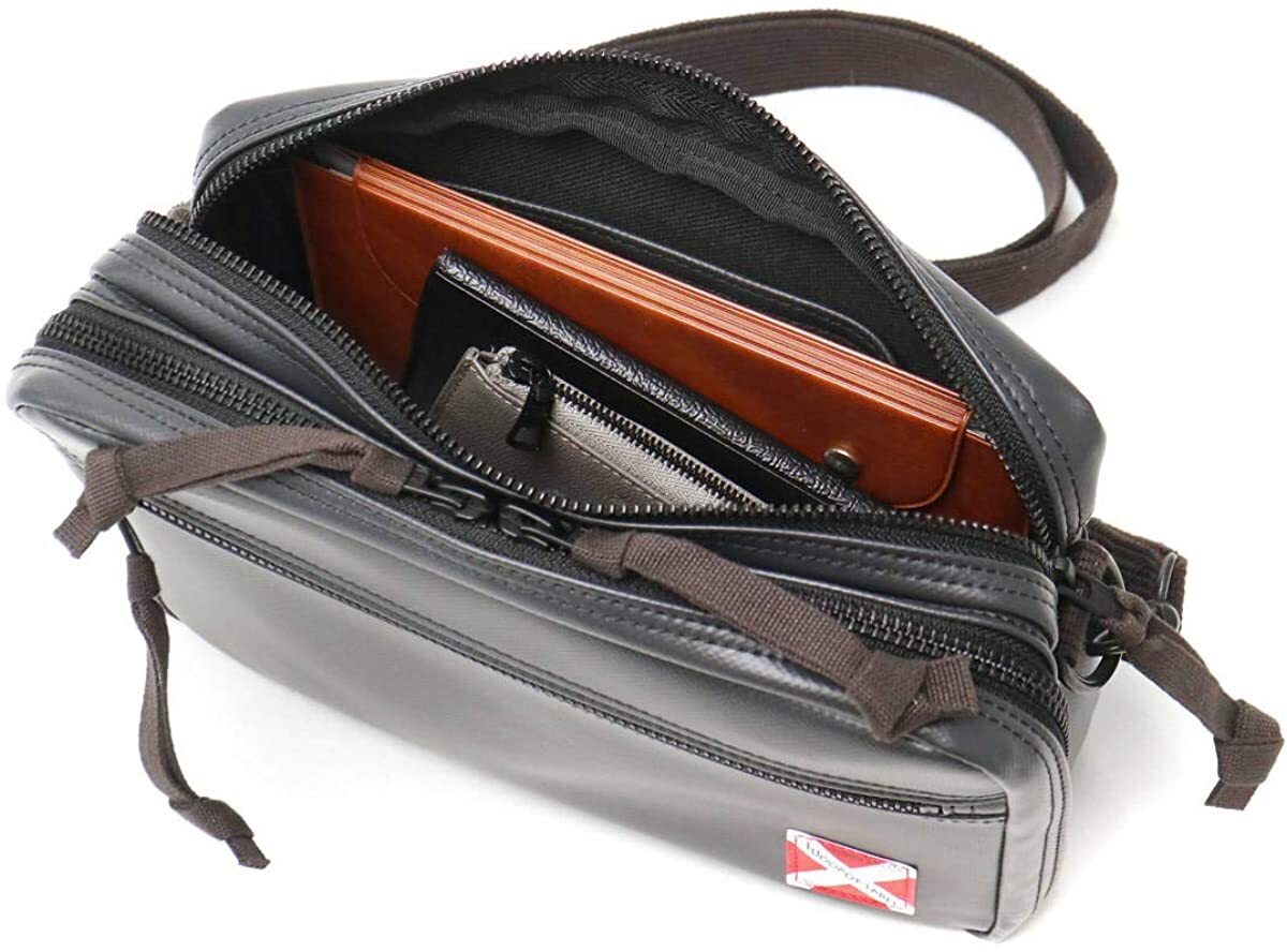 Yoshida PORTER LUGGAGE LABEL LINER SHOULDER BAG Black 951-09270 