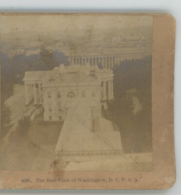 Best View of Washington DC Stereoview
