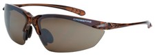 Crossfire Sniper Safety Glasses Brown Frame HD Brown Flash Mirror Lens Z87 