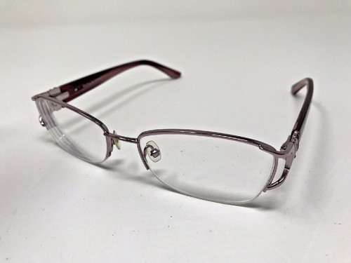 DANA BUCHMAN JANNAH Eyeglasses Frame 53-17-136 Half Rim Pink Polish MW51