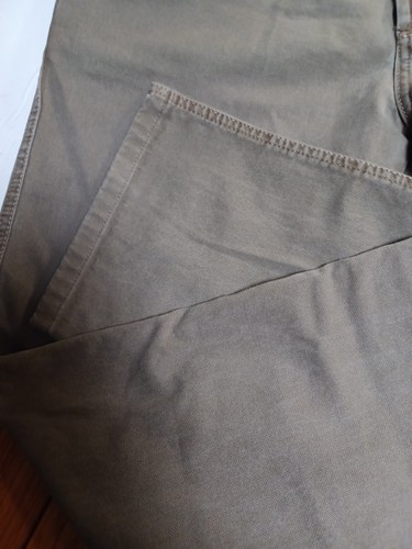 Mens Bugatti Pants Olive Green 5 Pocket Stretch 34 X 29 Style - Texas - Picture 8 of 13