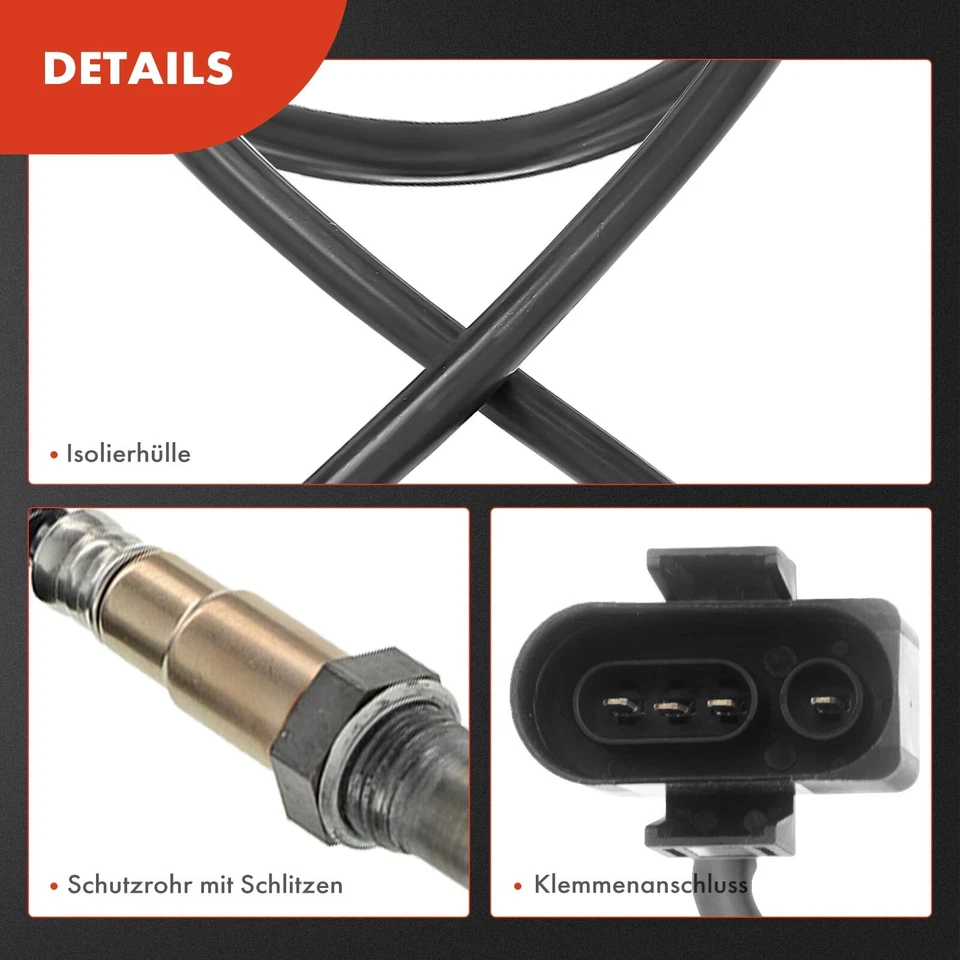 2x sonda lambda sonda di regolazione prima del catalizzatore per VW Passat 3B Audi A4 A6 A8 Skoda - Immagine 2 di 4