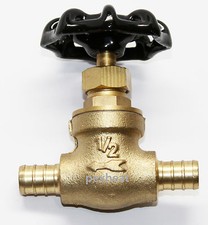  1 1/2" PEX x 1/2" PEX Brass Stop Valve