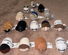 Lot 15 Star Wars Tsum Tsum Plush C-3PO Luke Leia Vader BB8 Rey