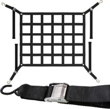 Cargo Net For Pickup Truck Bed 4.2ft X 3.5ft Adjustable With S-hooks And Cam Buc Cargo Net For Pickup Truck Bed 4.2ft X 3.5ft Adjustable With S-hooks And Cam Buc