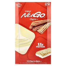 Original, Protein Bars, Churro , 15 Bars,1.76 oz 50 g Each