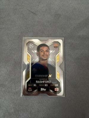 Topps Match Attax Extra 2025/26 Chrome X Marcus Rashford CX4  Barcelona
