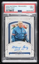 2024 National Treasures Signatures 66/99 Marv Levy PSA 9 MINT Auto HOF 1i3m