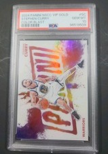 Stephen Curry 2024 Panini NSCC VIP GOLD Color Blast /44 PSA 10 POP 1 Warriors 
