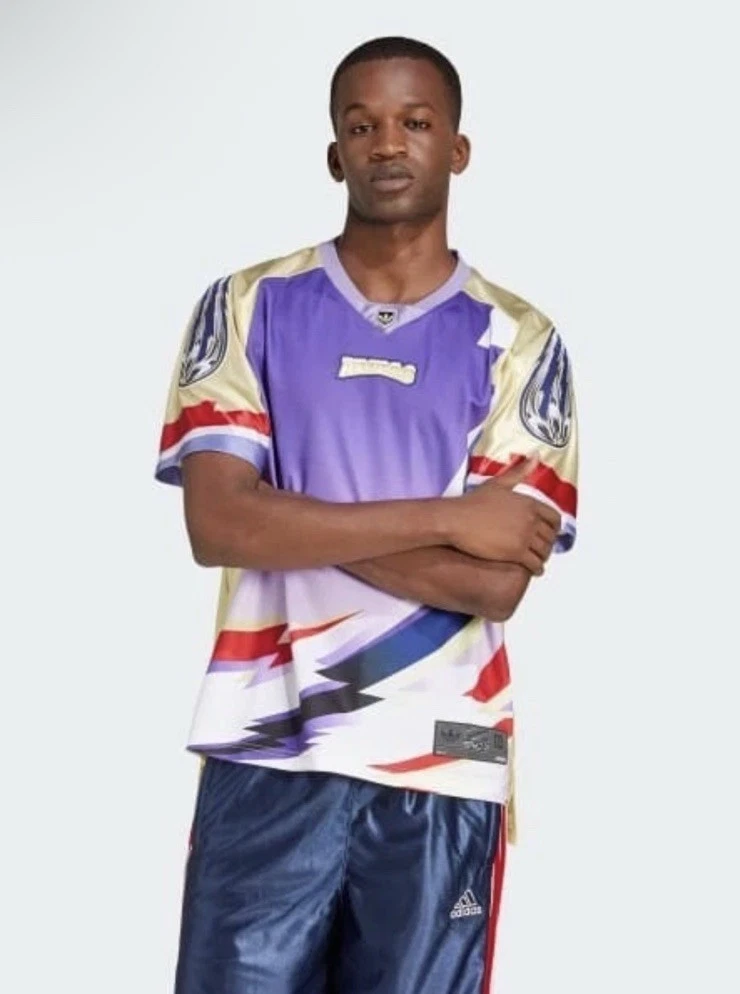 Mens Adidas Adilenium Season 3 Team Jersey Size Medium Powder Yellow JX1700 Rare