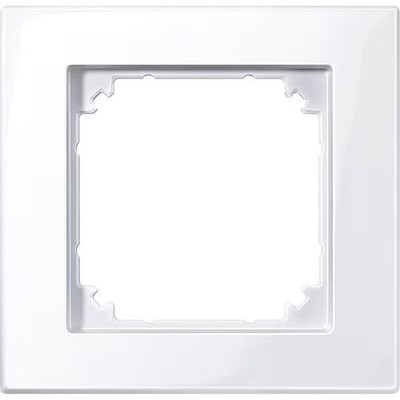 Merten 515125 Rahmen, System M-Plan, 1fach, aktivweiß glänzend