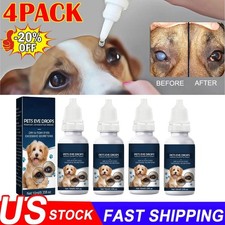 Eye Drops for Pets Bacterial,Viral and Fungal  Infections Dog Cat Treatment US