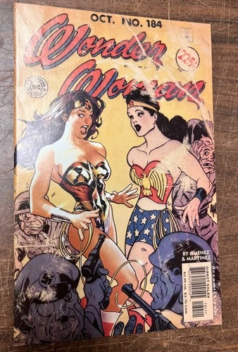 VTG 2002 Wonder Woman #184 Adam Hughes ~nice copy!