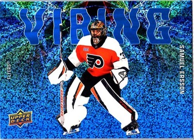 2025-26 Upper Deck #VB-5 Samuel Ersson Vibing Speckle
