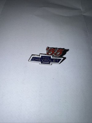1955 Chevrolet '55 car hat pin lapel pin, 1'' long vintage (A) has tie pin back