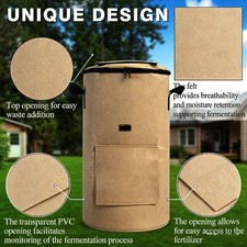 Friendly Composting Unit With Strengthened Handles And ventilation System
