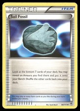 Sail Fossil 98/111 Uncommon Furious Fists Pokemon Damaged