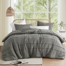 Comfort Spaces Grey Queen Size Comforter Set ...
