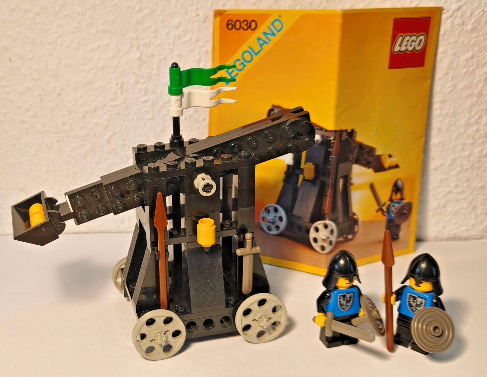 Lego 6030 Falkenritter Katapult/Black Falcons Catapult, 1984, Vintage, complete