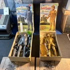LOT OF (2) VINTAGE KNIGHT Figures and Accessories ORIGINAL BOX MARX 1960's RARE