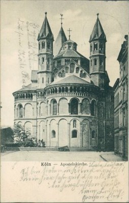 Ansichtskarte Köln Apostelnkirche 1903 (Nr.9115)