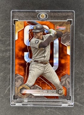 2023 Bowman's Best - Juan Soto #66 Orange Refractor /25