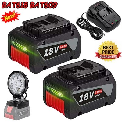 12,0Ah 9,0Ah Akku für Bosch 18V Professional BAT618 BAT609 BAT620 gsr18v gba18v