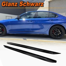 Aufsatz Seitenschweller Schwarz Glanz passend für BMW G20 G21 G28 M-SPORT 18-22