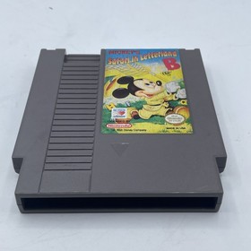 Mickey's Safari in Letterland - Authentic Nintendo NES Game 1985 TESTED