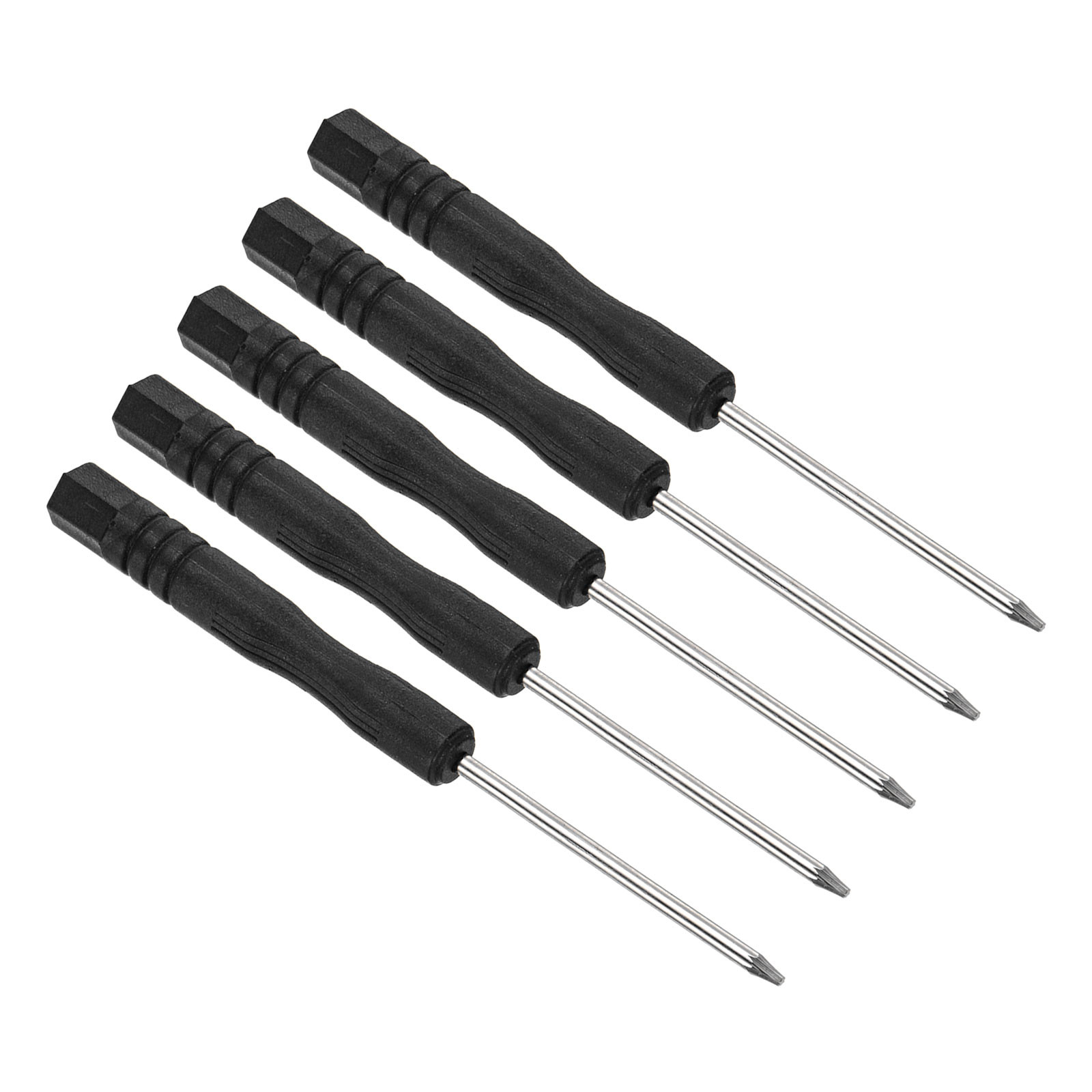 5-Piece T3 Torx Screwdriver Set with Non-Slip Grip