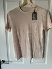 Allsaints BNWT T-Shirt Small All Saints S River Pink Ossage Crew SS