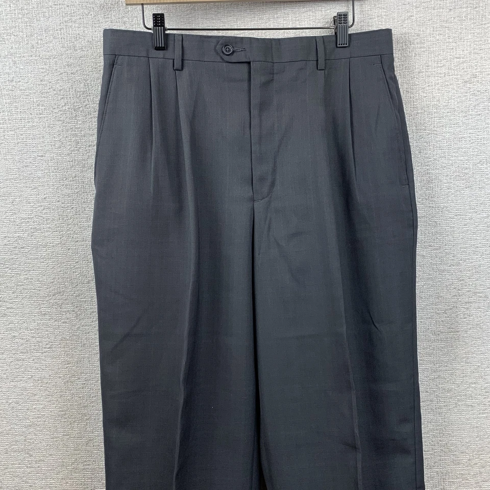 Брюки мужские Claiborne 34 x 34 * (31) темно-серый платье брюки с манжетами прямой классический - Изображение 2 из 4