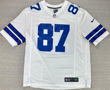 Dallas Cowboys Jersey Sz L White NFL Football Nike On Field Swaim 87 Authentic