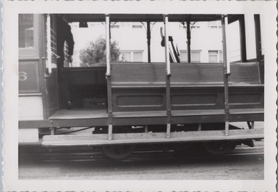 Cable Car in San Francisco VINTAGE PHOTO ORIGINAL California Streetcar