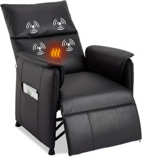 Elertric Recliner Chair 4 Massage Modes,Lumbar Heat,Adjustable 105   160  Recline