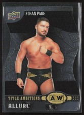 2022 Upper Deck Allure AEW #TA-25 Ethan Page Title Ambitions