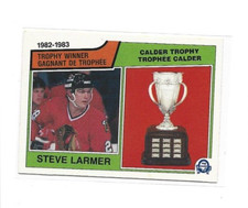 1983-84 O-Pee-Chee #206 Steve Larmer Calder EXMT