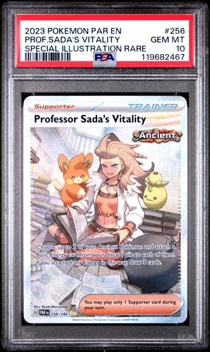 Pokemon Professor Sada's Vitality Paradox Rift 256/182 SIR PSA 10